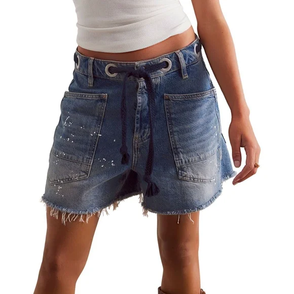 We The Free Moxie Barrel Shorts NWOT Size 28 - Picture 1 of 11